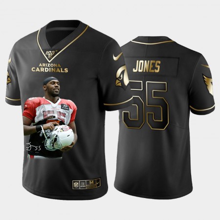 Miesten Arizona Cardinals NFL Pelipaita Chandler Jones 55 Golden Edition Special Signature Vapor Limited